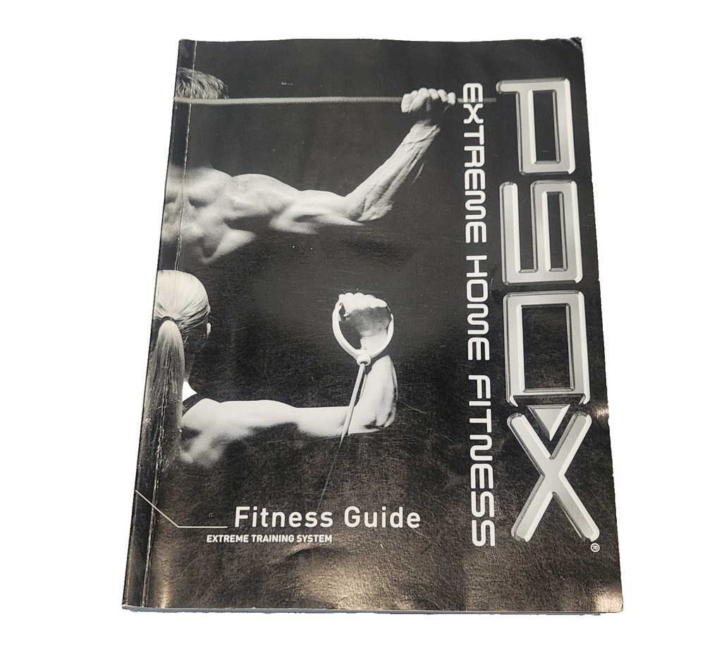P90X Extreme Home Fitness Training System Exercise Routine Guidebook Beachbody